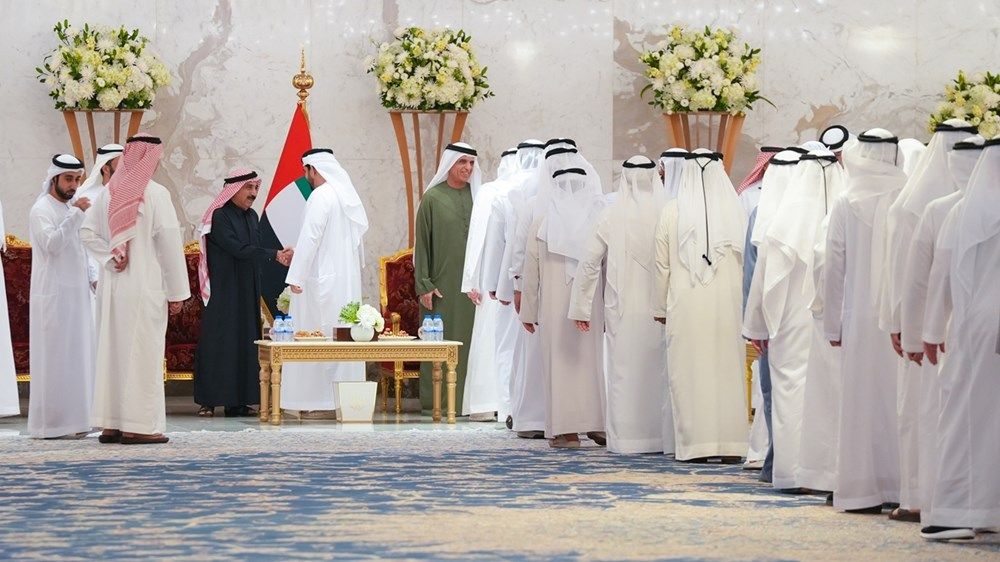 سعود بن صقر يستقبل المهنئين بحلول شهر رمضان المبارك