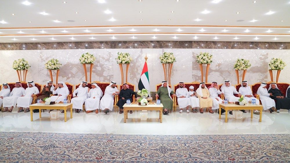 سعود بن صقر يستقبل المهنئين بحلول شهر رمضان المبارك