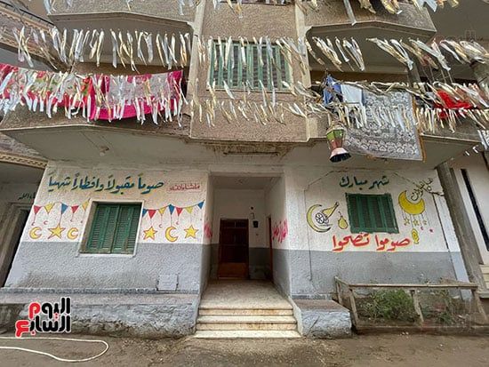 رمضان فى المنوات حاجة تانية.. الأهالى حولوا الشوارع للوحة فنية