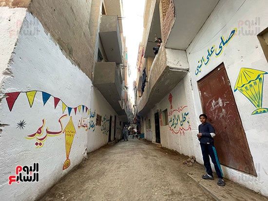 رمضان فى المنوات حاجة تانية.. الأهالى حولوا الشوارع للوحة فنية
