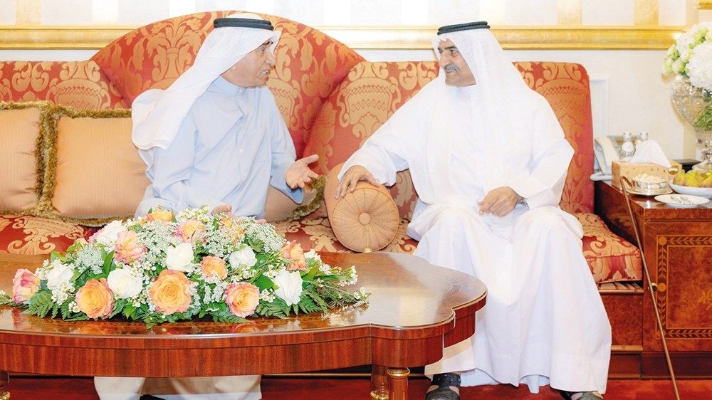 الحكام يتقبلون التهاني من الشيوخ والمسؤولين بشهر رمضان المبارك