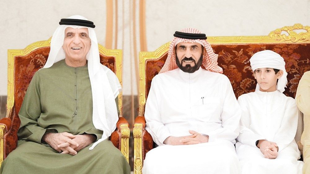 الحكام يتقبلون التهاني من الشيوخ والمسؤولين بشهر رمضان المبارك