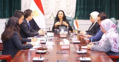 وزيرة التضامن الاجتماعى تلتقى الممثل الرئيسى الجديد لـ"جايكا"