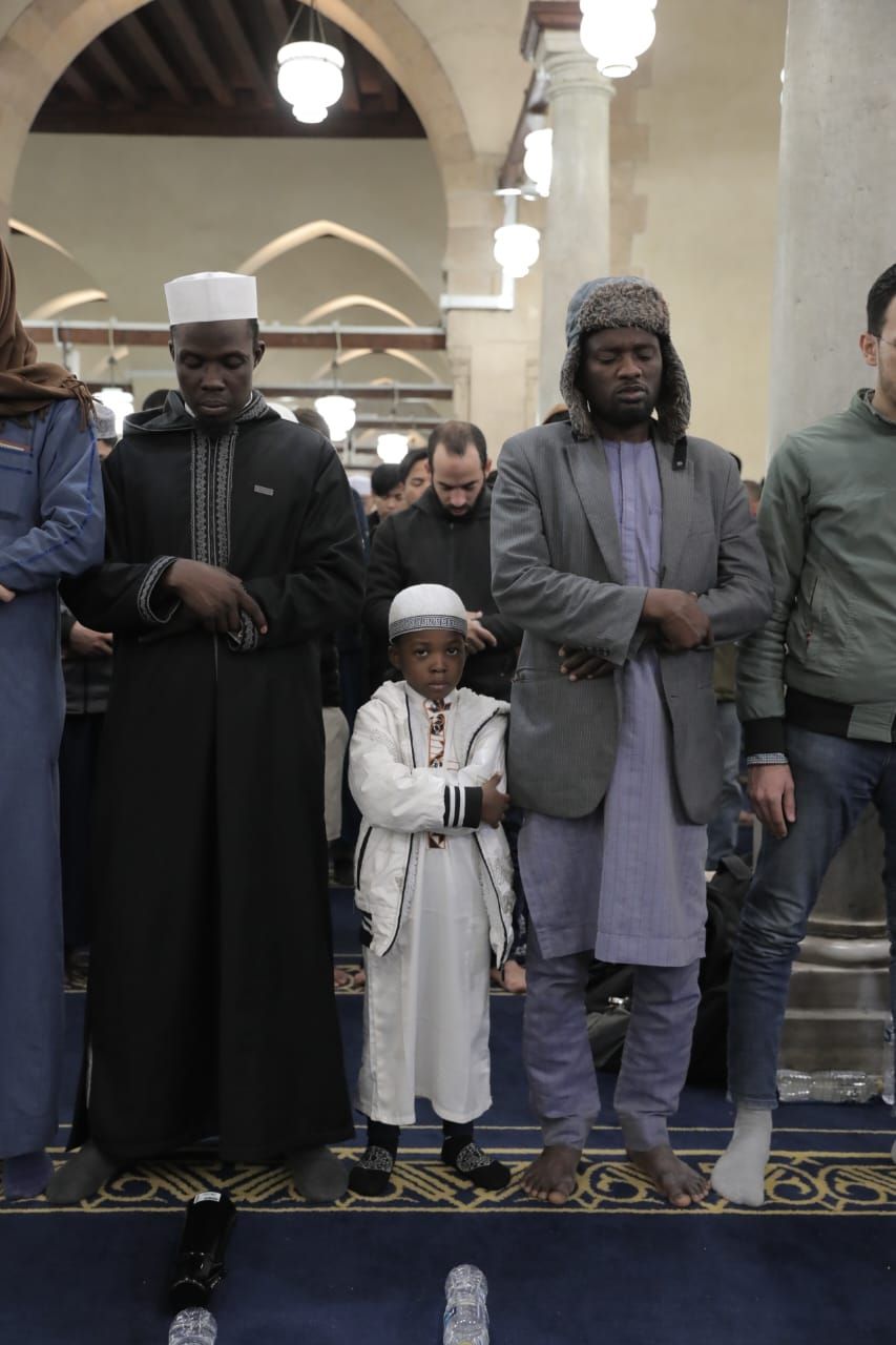 الجامع الأزهر يقيم التراويح بالقراءات المختلفة فى الليلة الثالثة لرمضان.. صور