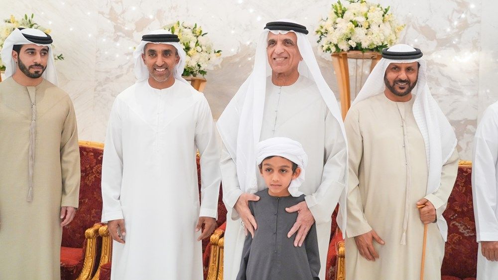 سعود بن صقر يستقبل المهنئين بحلول شهر رمضان المبارك