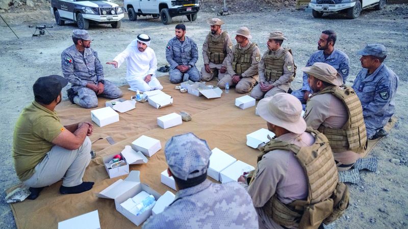 الامارات | حمدان بن محمد: تحية شكر لحرس الحدود على جهودهم المميّزة