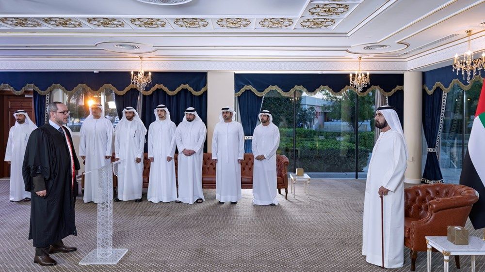 أمام محمد بن راشد.. 34 قاضياً جديداً في محاكم دبي يؤدون اليمين القانونية