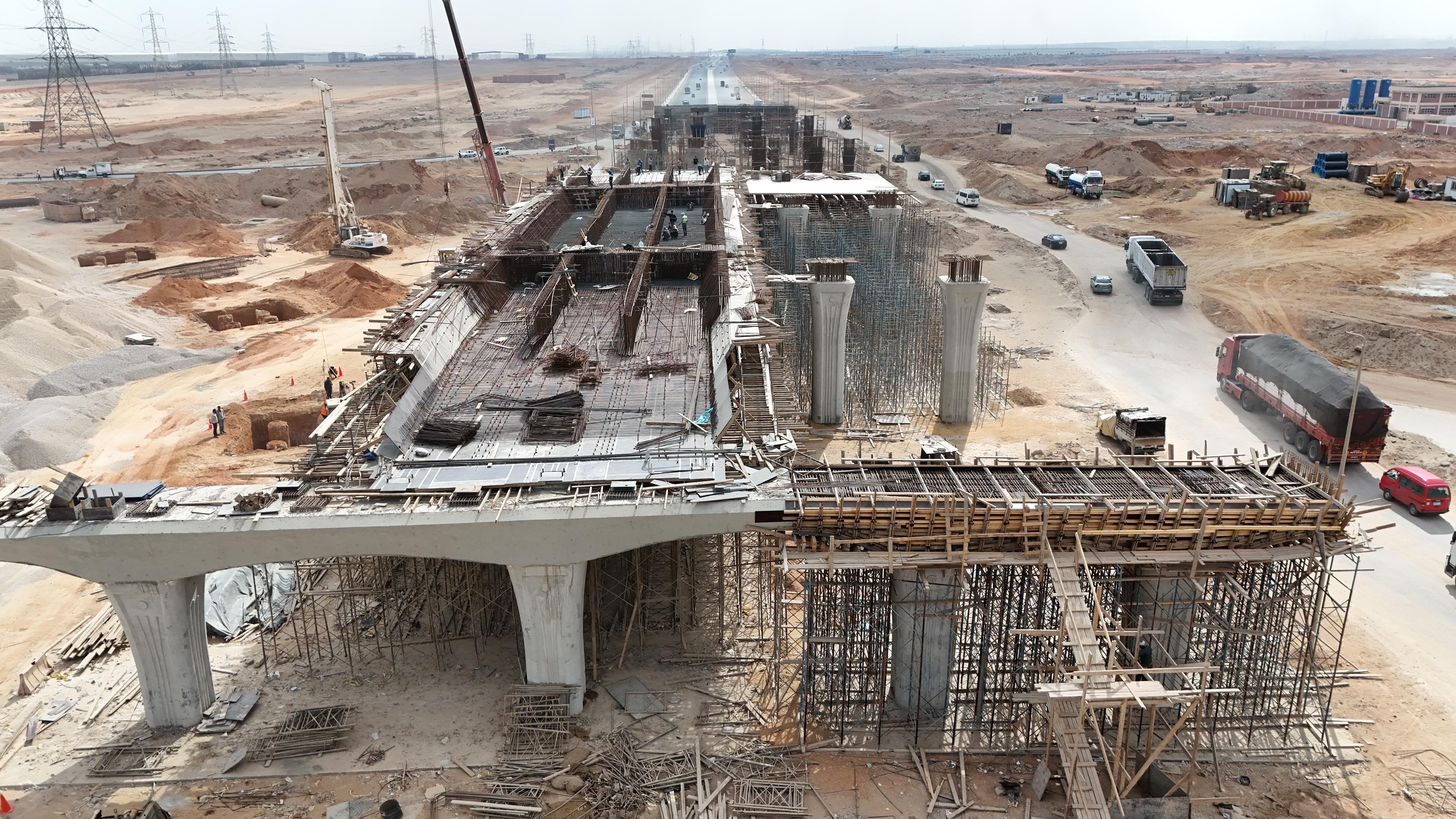 إنشاء خط سكة حديد من الروبيكى إلى العاشر من رمضان ويصل مدينة بلبيس.. صور