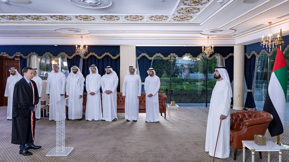 أمام محمد بن راشد.. 34 قاضياً جديداً في محاكم دبي يؤدون اليمين القانونية