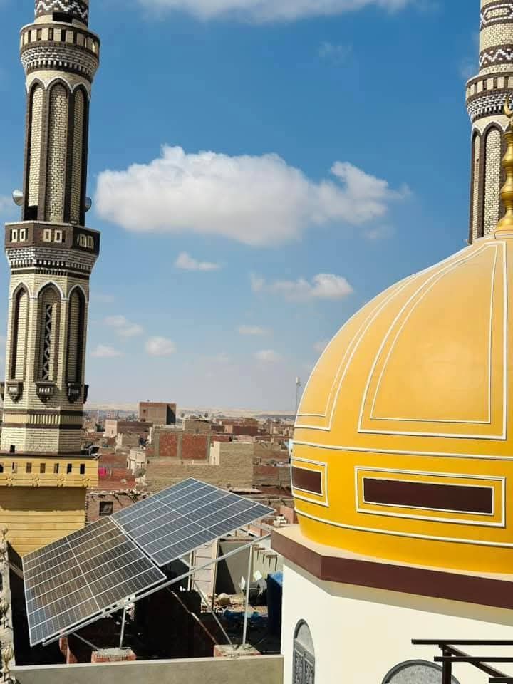 تشغيل أول مسجد يعمل بالطاقة الشمسية.. ووزير الأوقاف يوجه بتعميم التجربة