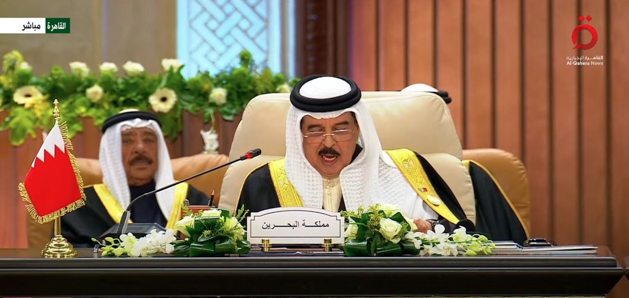 ملك البحرين يشيد بجهود السيسي ويدعو لدعم مبادرة مصر بشأن غزة