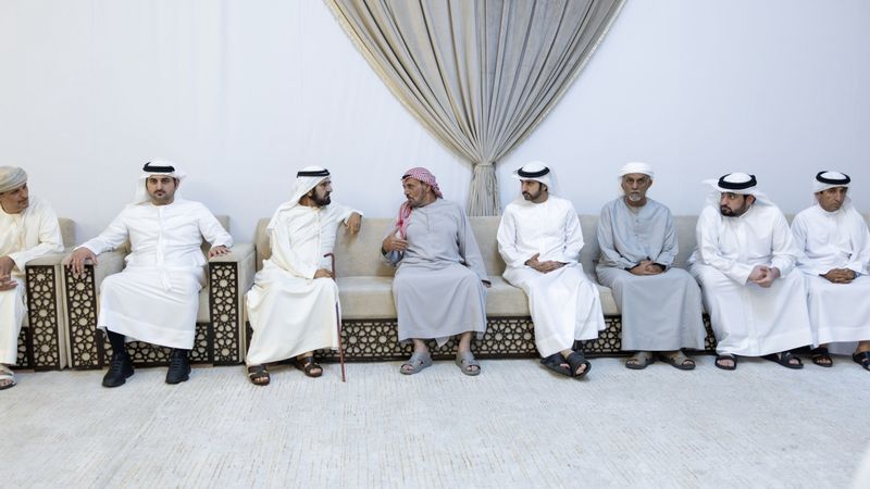الامارات | محمد بن راشد يعزي في وفاة عبدالله بن ضاحي العميمي