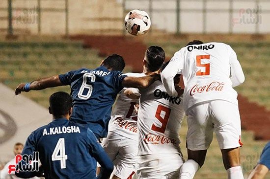 إنبي ضد الزمالك.. التعادل السلبى يحسم الشوط الأول وإصابة الجفالى فى أول ظهور.. صور