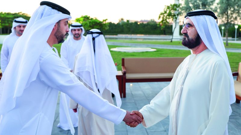 الامارات | محمد بن راشد يستقبل المهنئين برمضان في «دار الاتحاد»