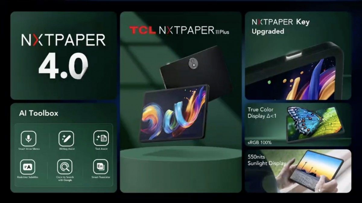 تكنولوجيا: TCL تكشف عن اللوحي Nxtpaper 11 Plus بتقنية عرض مبتكرة مريحة للعين وشاشة 120 هرتز #MWC25