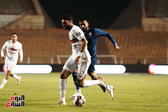 إنبي ضد الزمالك.. التعادل السلبى يحسم الشوط الأول وإصابة الجفالى فى أول ظهور.. صور