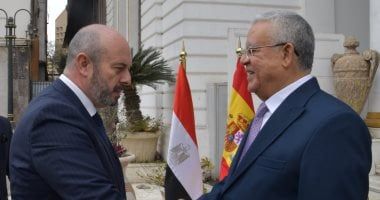 رئيس مجلس النواب يستقبل بيدرو رويان رئيس "الشيوخ" الإسبانى