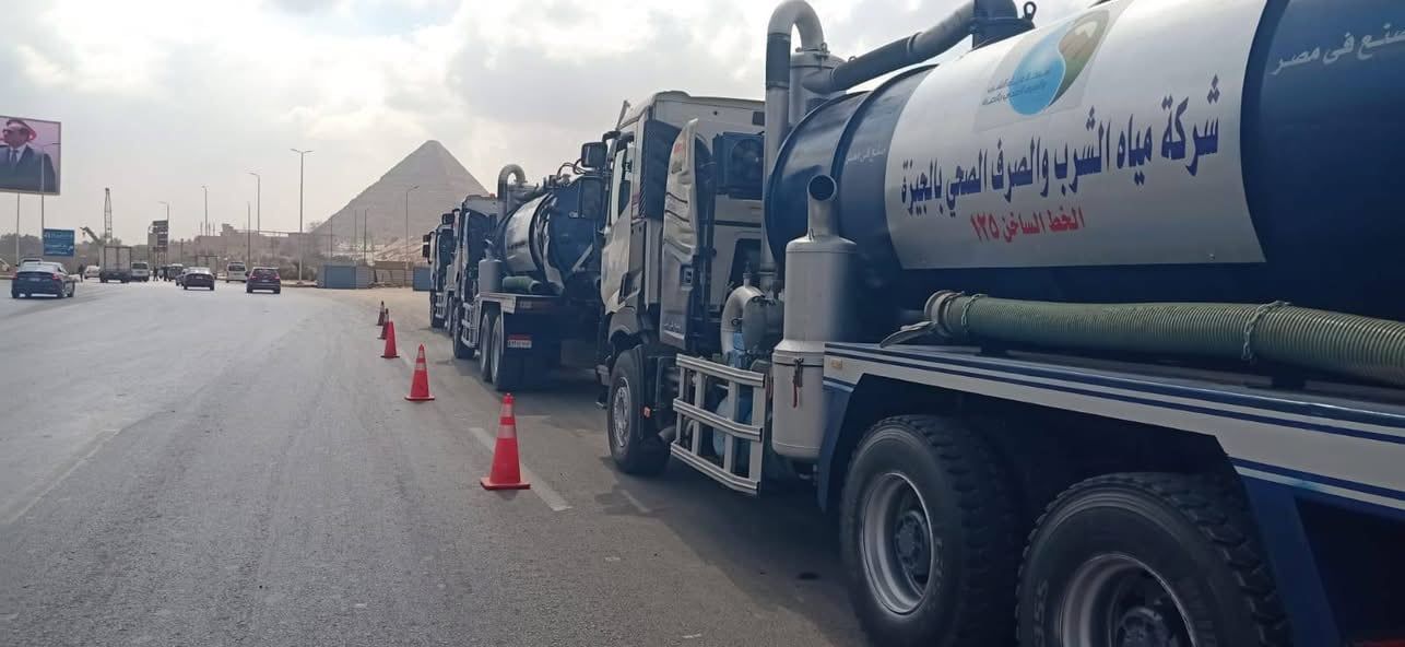 انتشار معدات شفط المياه وفرق الطوارئ بالقاهرة والجيزة للتعامل مع الأمطار