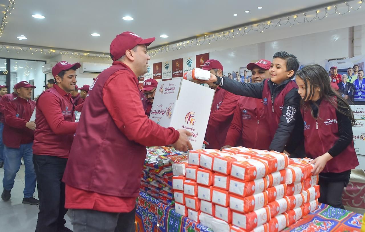 تحت مظلة التحالف الوطنى.. مؤسسة أبو العينين توزع 250 ألف شنطة رمضان على الأكثر احتياجا بالجيزة