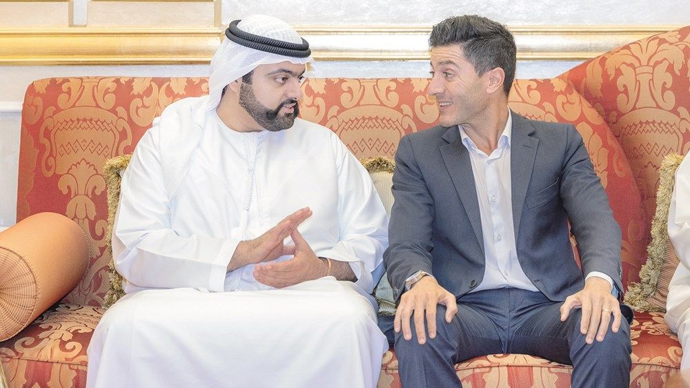 الحكام يستقبلون المهنئين بشهر رمضان المبارك