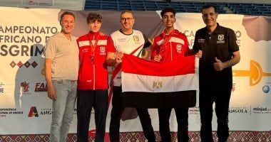 شباب وشابات مصر تحت 17 سنة يضيفون 5 ميداليات جديدة ببطولة أفريقيا للسلاح