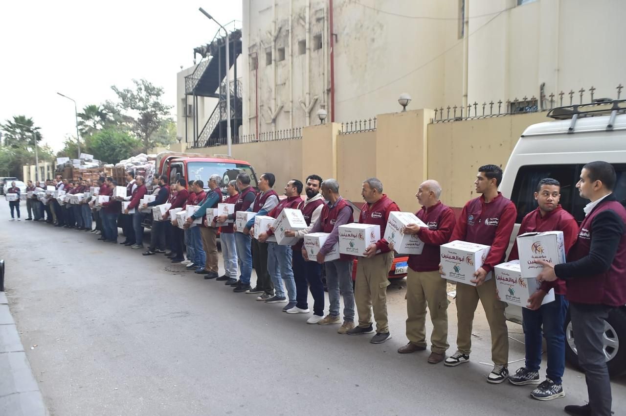 تحت مظلة التحالف الوطنى.. مؤسسة أبو العينين توزع 250 ألف شنطة رمضان على الأكثر احتياجا بالجيزة