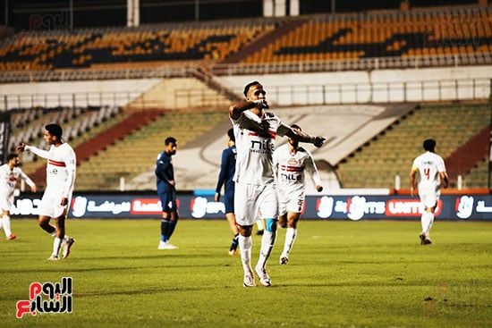 الزمالك يهزم إنبى بثلاثية ويستعيد المركز الثالث فى أول انتصار تحت قيادة بيسيرو.. صور