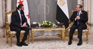 الرئيس السيسى يلتقى أحمد الشرع على هامش القمة العربية