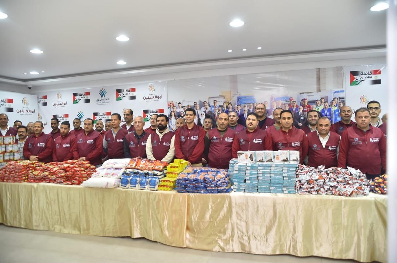 تحت مظلة التحالف الوطنى.. مؤسسة أبو العينين توزع 250 ألف شنطة رمضان على الأكثر احتياجا بالجيزة