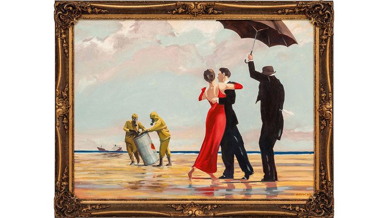 الامارات | بيع لوحة نادرة لبانكسي بـ 5.3 ملايين دولار