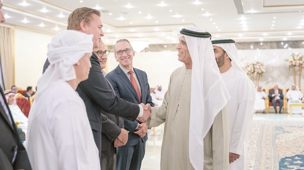 الحكام يستقبلون المهنئين بشهر رمضان المبارك