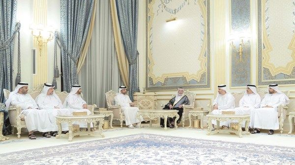 الحكام يستقبلون المهنئين بشهر رمضان المبارك