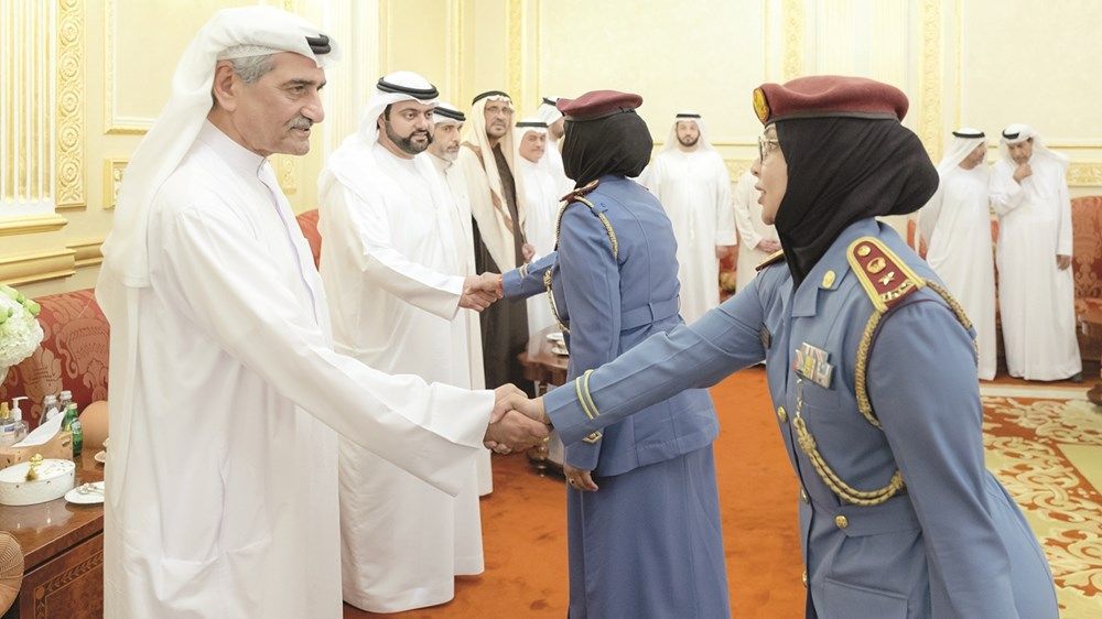 الحكام يستقبلون المهنئين بشهر رمضان المبارك