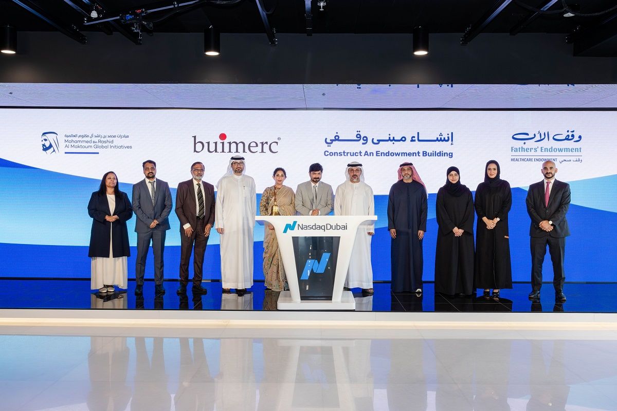 الامارات | "بيوميرك المحدودة" تقرع جرس بدء التداول في "ناسداك دبي" دعماً لحملة "وقف الأب"بـ20 مليون درهم