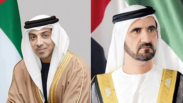 محمد بن راشد ومنصور بن زايد يهنئان المستشار الاتحادي للنمسا