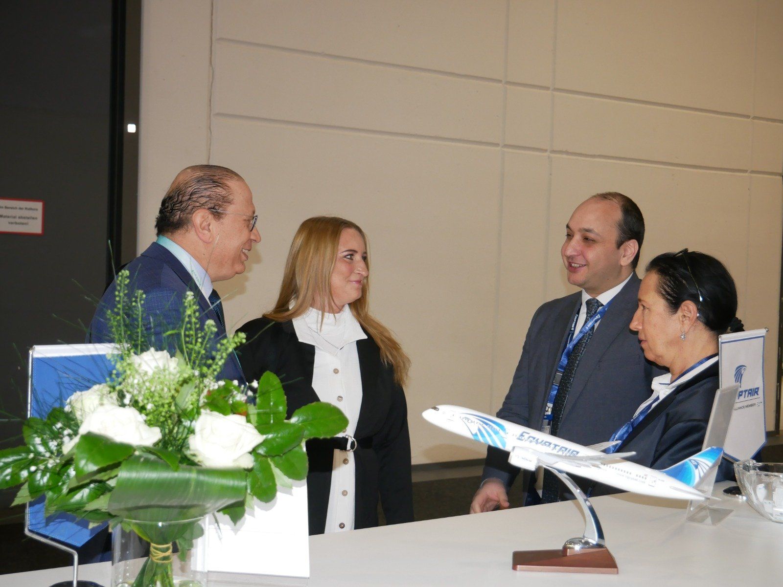 مصر للطيران تواصل اجتماعاتها في بورصة برلين للسياحة والسفر ITB