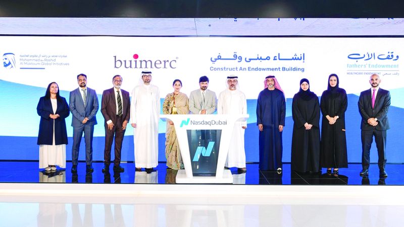 الامارات | «بيوميرك المحدودة» تقرع جرس التداول في «ناسداك دبي» دعماً لـ «وقف الأب» بـ 20 مليون درهم