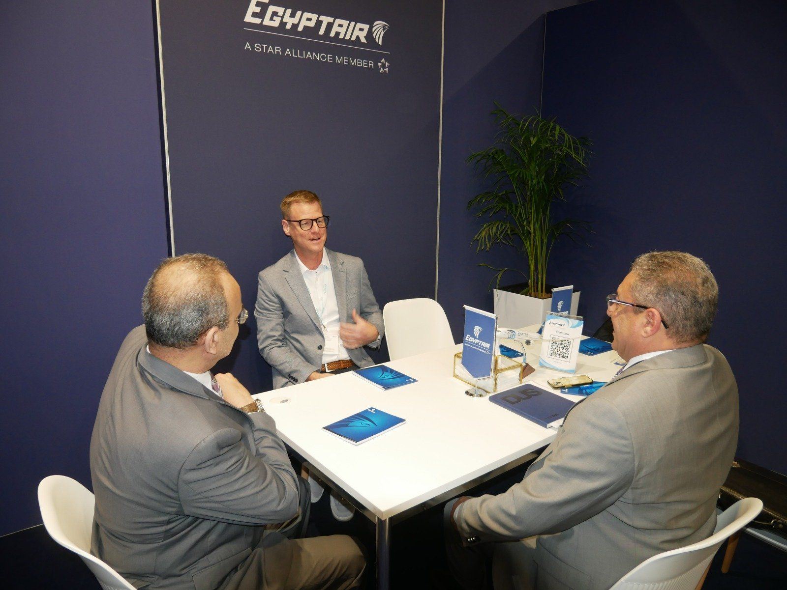 مصر للطيران تواصل اجتماعاتها في بورصة برلين للسياحة والسفر ITB