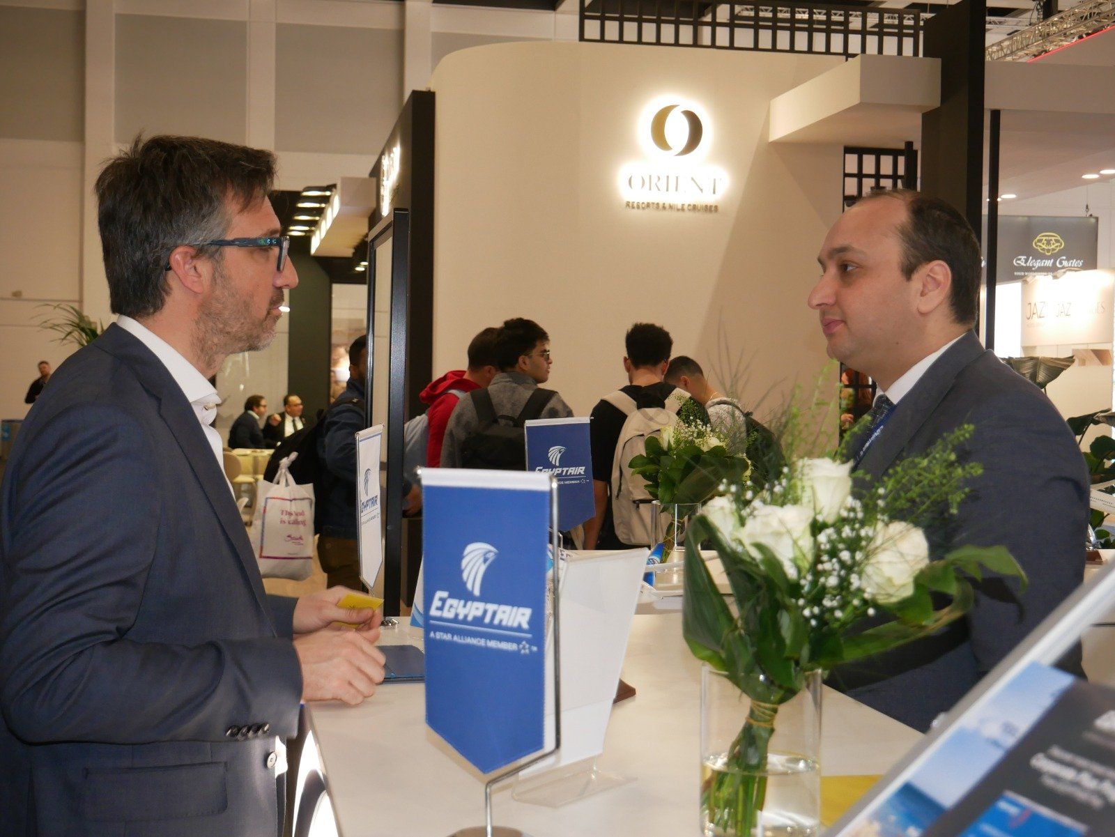 مصر للطيران تواصل اجتماعاتها في بورصة برلين للسياحة والسفر ITB