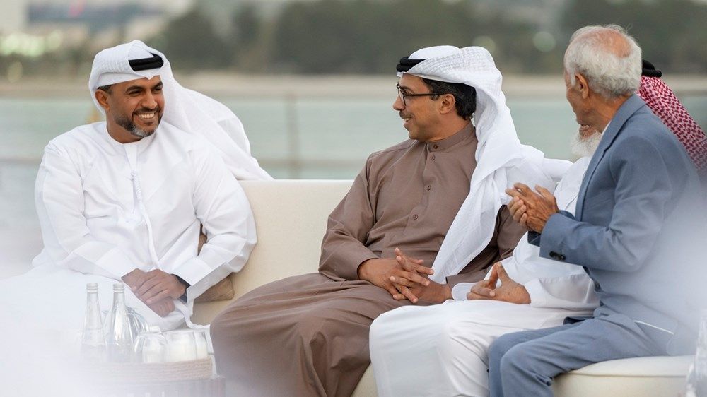 منصور بن زايد يشارك السلك القضائي مأدبة الإفطار الرمضاني