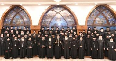 البابا تواضروس يستقبل مجمع كهنة إيبارشية 6 أكتوبر وأسرهم