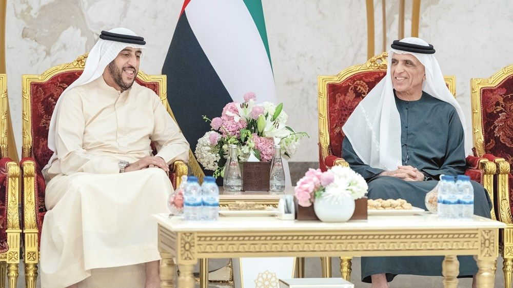 الحكام يستقبلون المهنئين بشهر رمضان المبارك