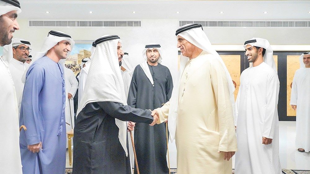 الحكام يستقبلون المهنئين بشهر رمضان المبارك