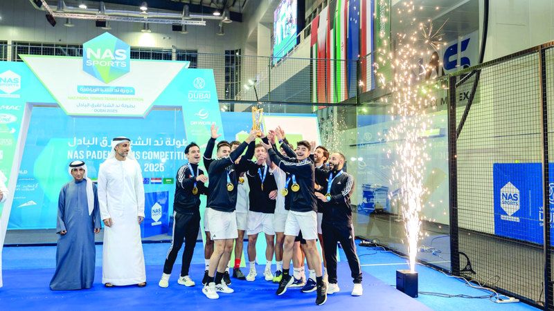 الامارات | فريق الإمارات بطل البادل في دورة ند الشبا