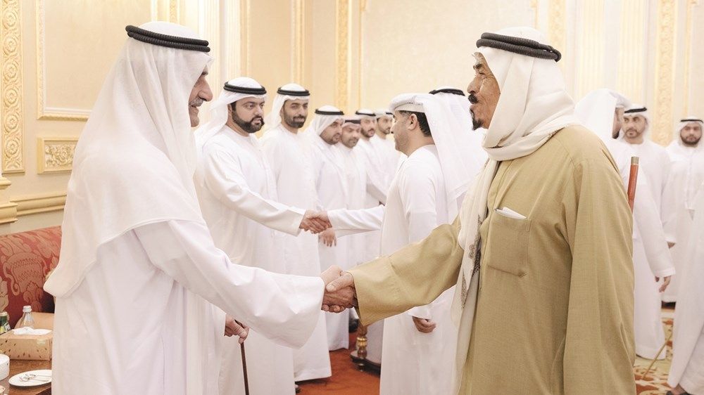 الحكام يستقبلون المهنئين بشهر رمضان المبارك