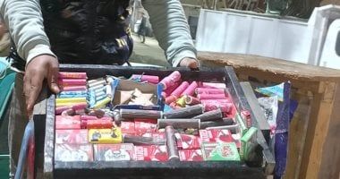 ضبط ألعاب نارية خلال حملة على المحال فى حى جنوب الجيزة