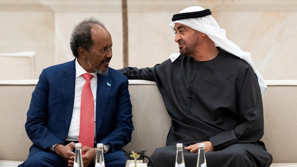 رئيس الدولة يستقبل الرئيس الصومالي