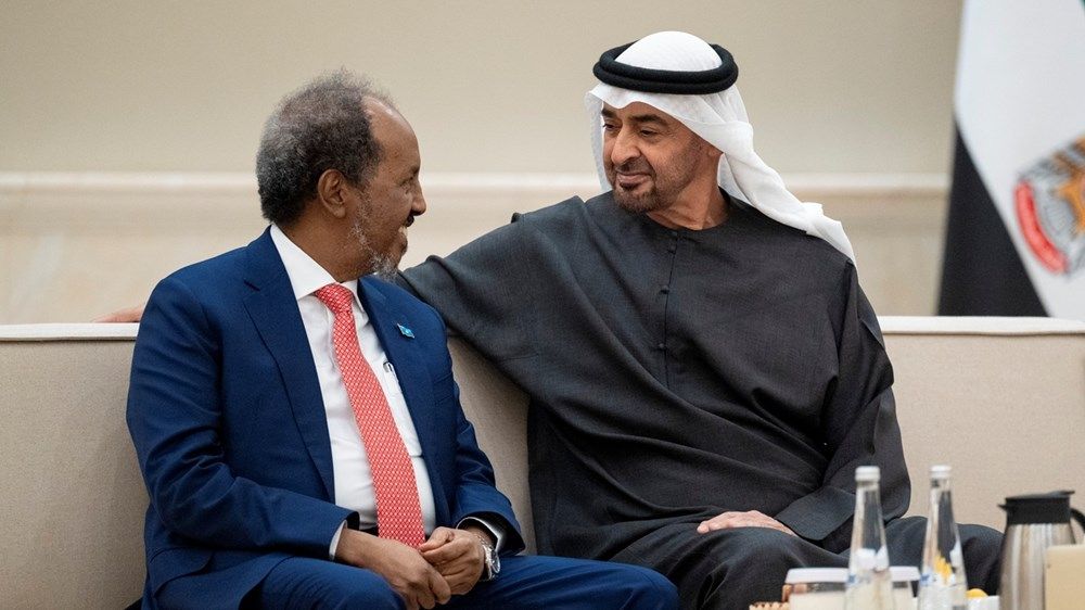 رئيس الدولة يستقبل الرئيس الصومالي