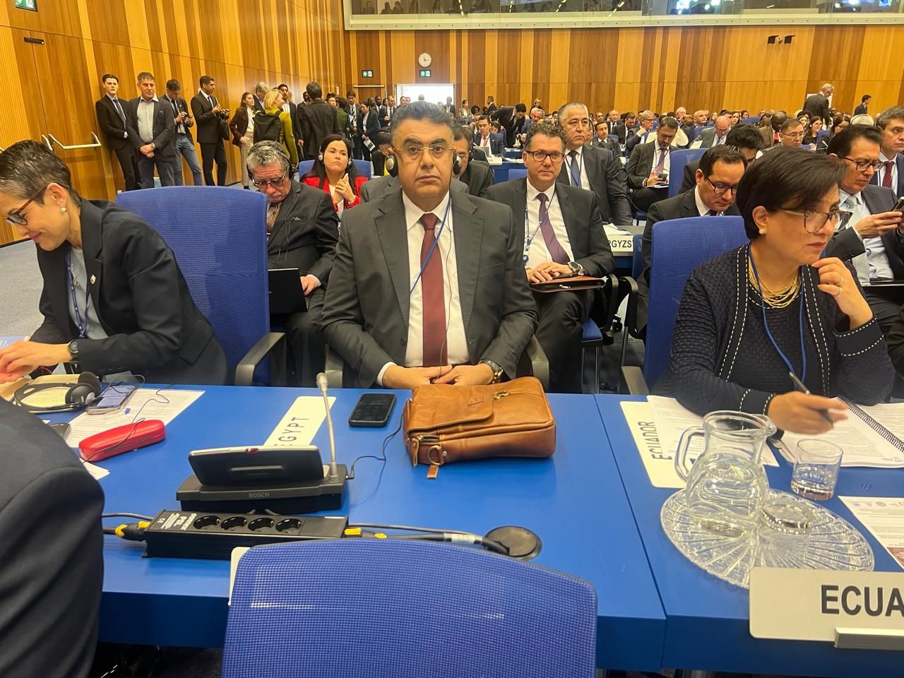 غادة والى تفتتح فعاليات اجتماعات اللجنة الدولية للرقابة على المخدرات بفيينا