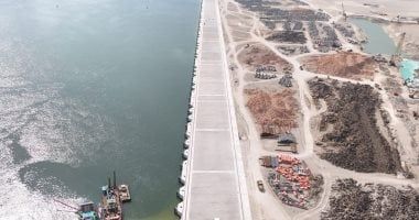 شاهد أحدث تصوير جوى لمشروع إنشاء محطة تحيا مصر 2 متعددة الأغراض.. صور